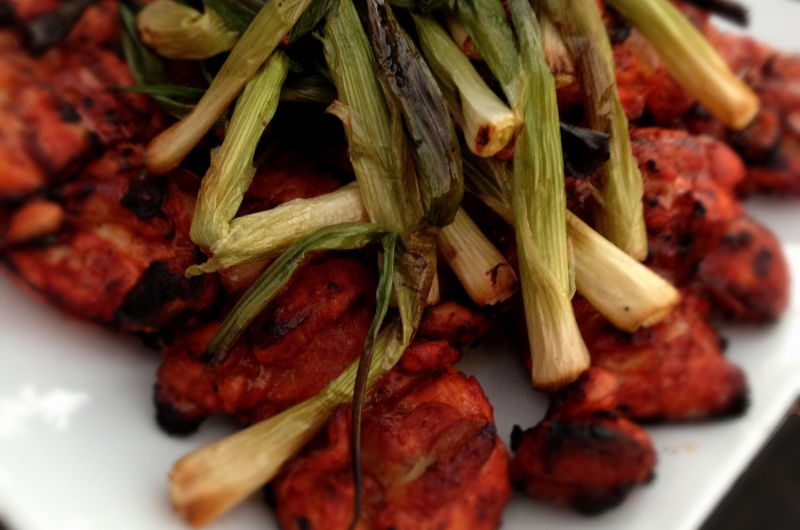 POLLO ASADO-POLLO ALLA BRACE, STILE MAYA ROSSO